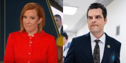 Jen Psaki and Matt Gaetz